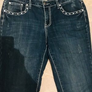 Earl Jeans Rhinestone Bling Jeans New Without Tags